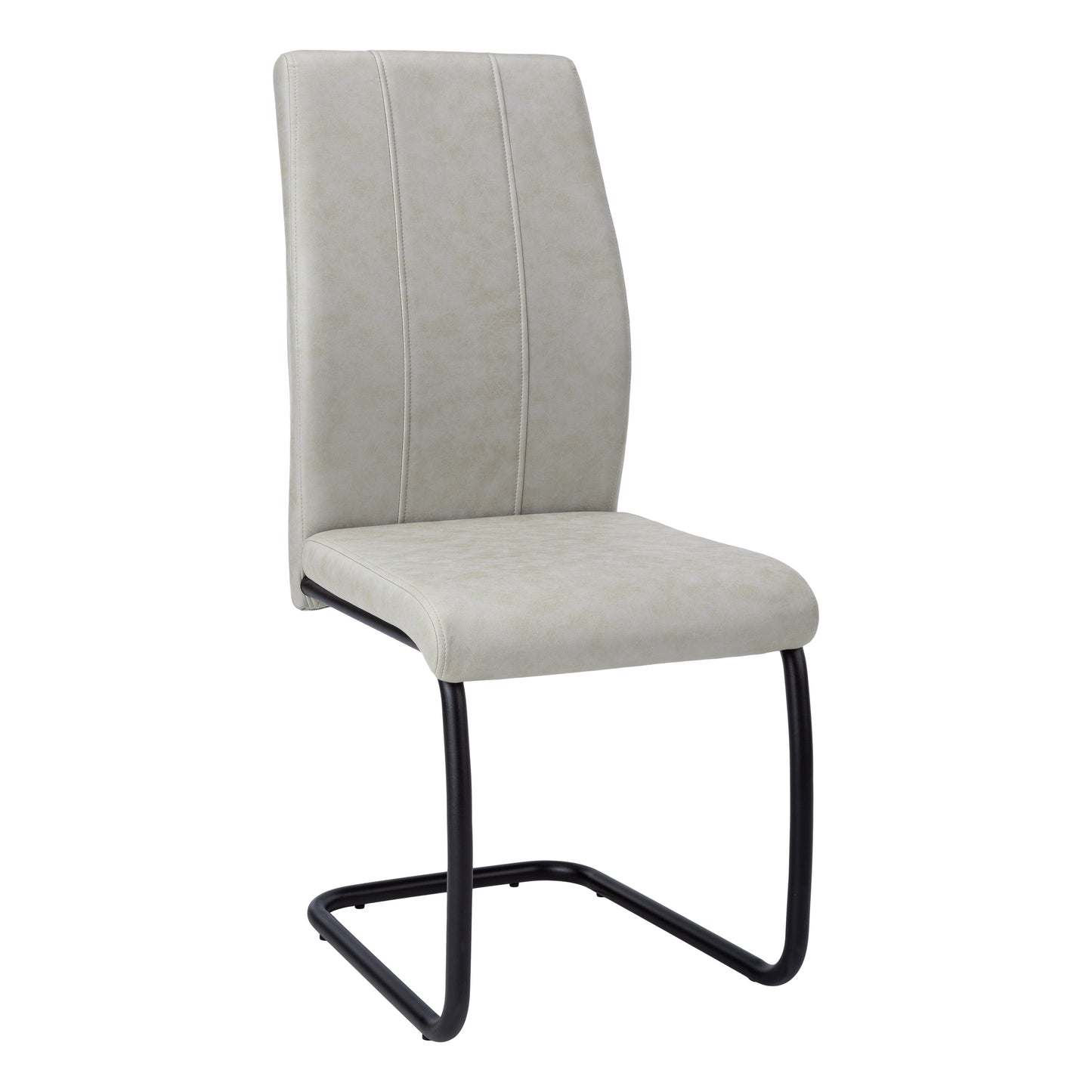 Monarch Specialty Dining Chair, Set Of 2, Grey, Black, Contemporary, Modern I 1113