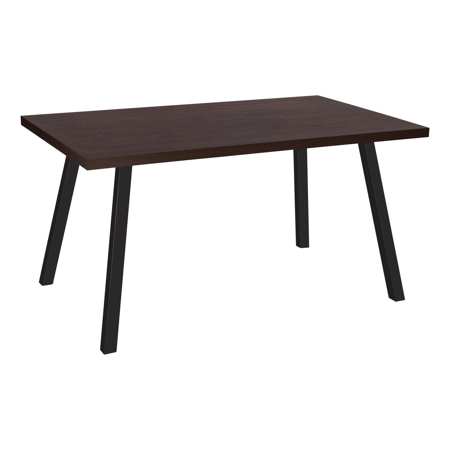 Monarch Specialty Dining Table, 60" Rectangular,  Brown, Black, Contemporary, Modern I 1138