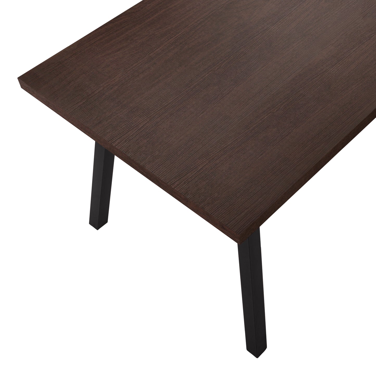 Monarch Specialty Dining Table, 60" Rectangular,  Brown, Black, Contemporary, Modern I 1138