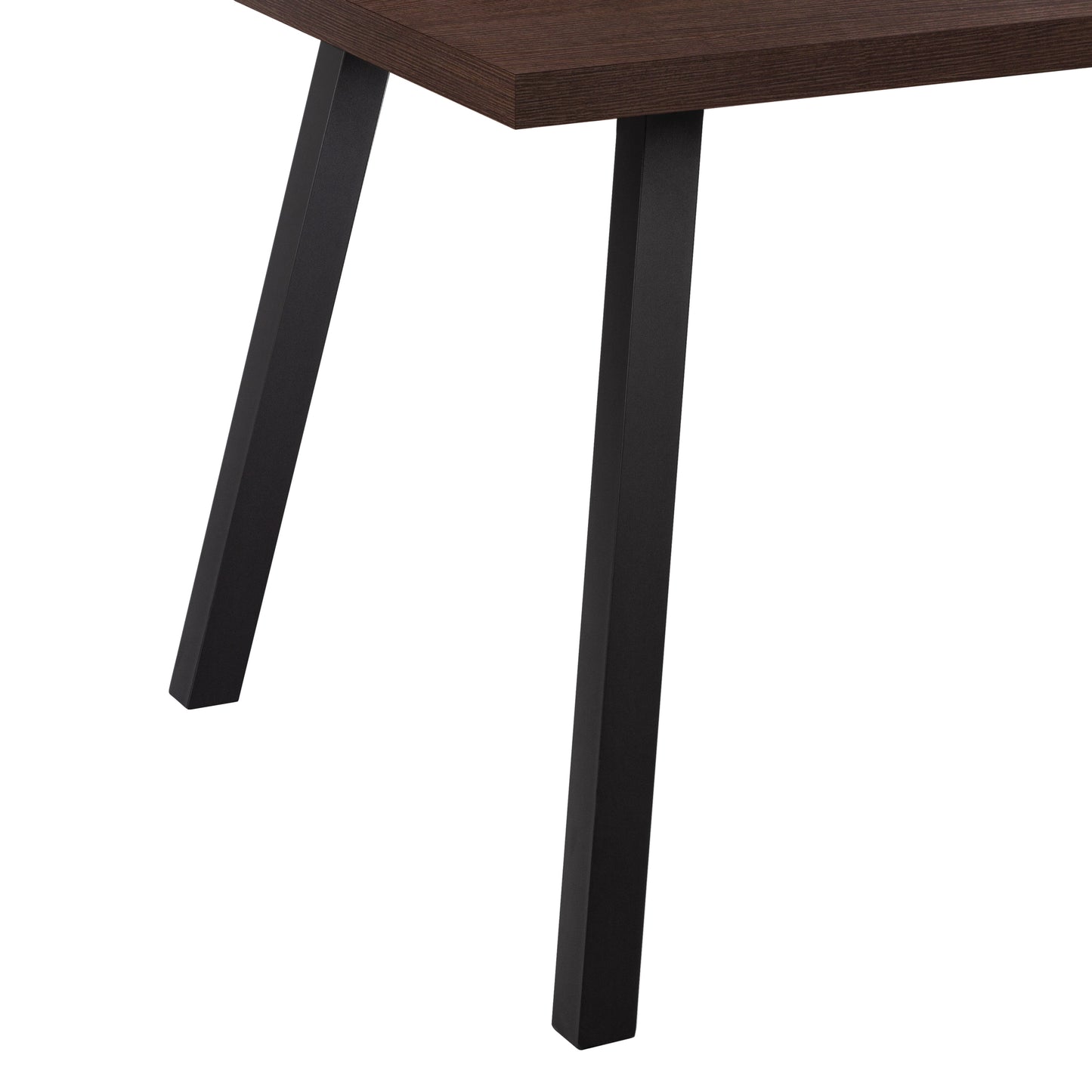 Monarch Specialty Dining Table, 60" Rectangular,  Brown, Black, Contemporary, Modern I 1138