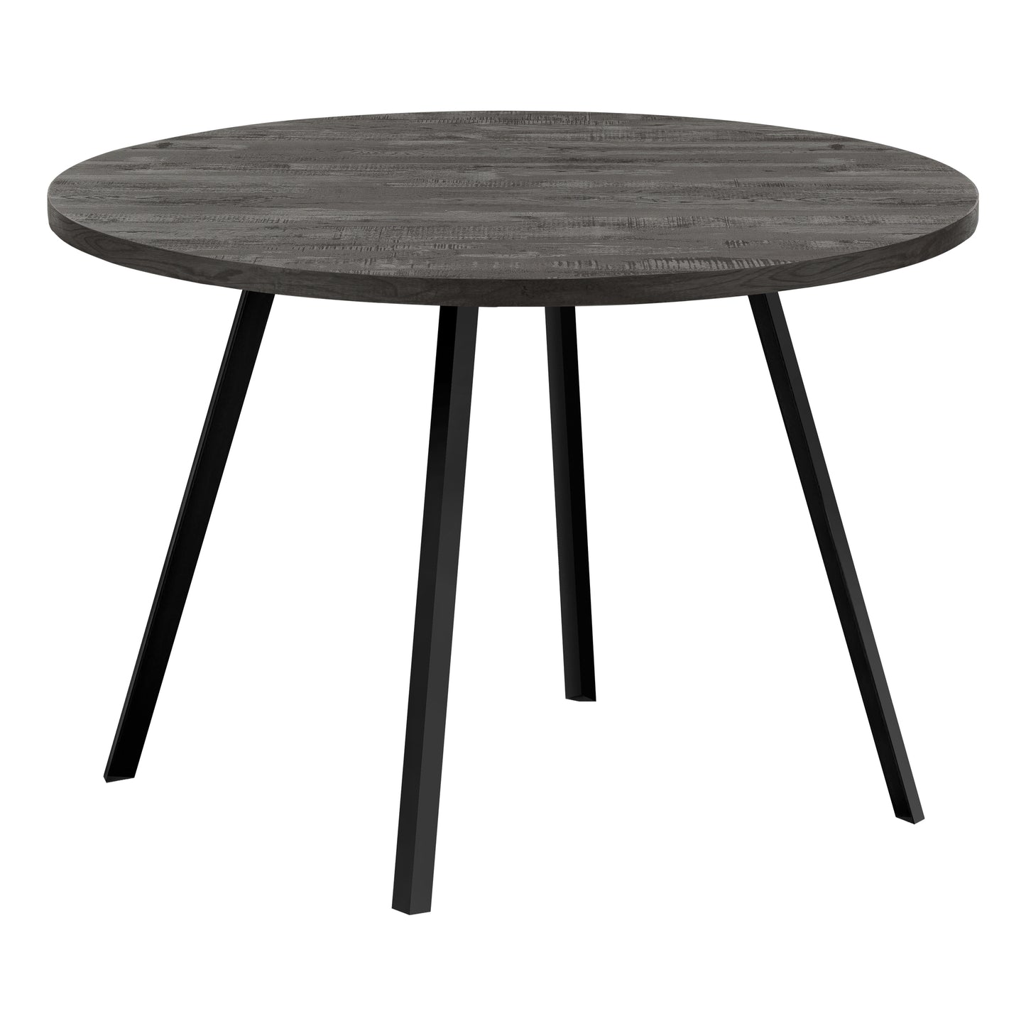 Monarch Specialty Dining Table, 48" Round Black, Contemporary, Modern I 1153