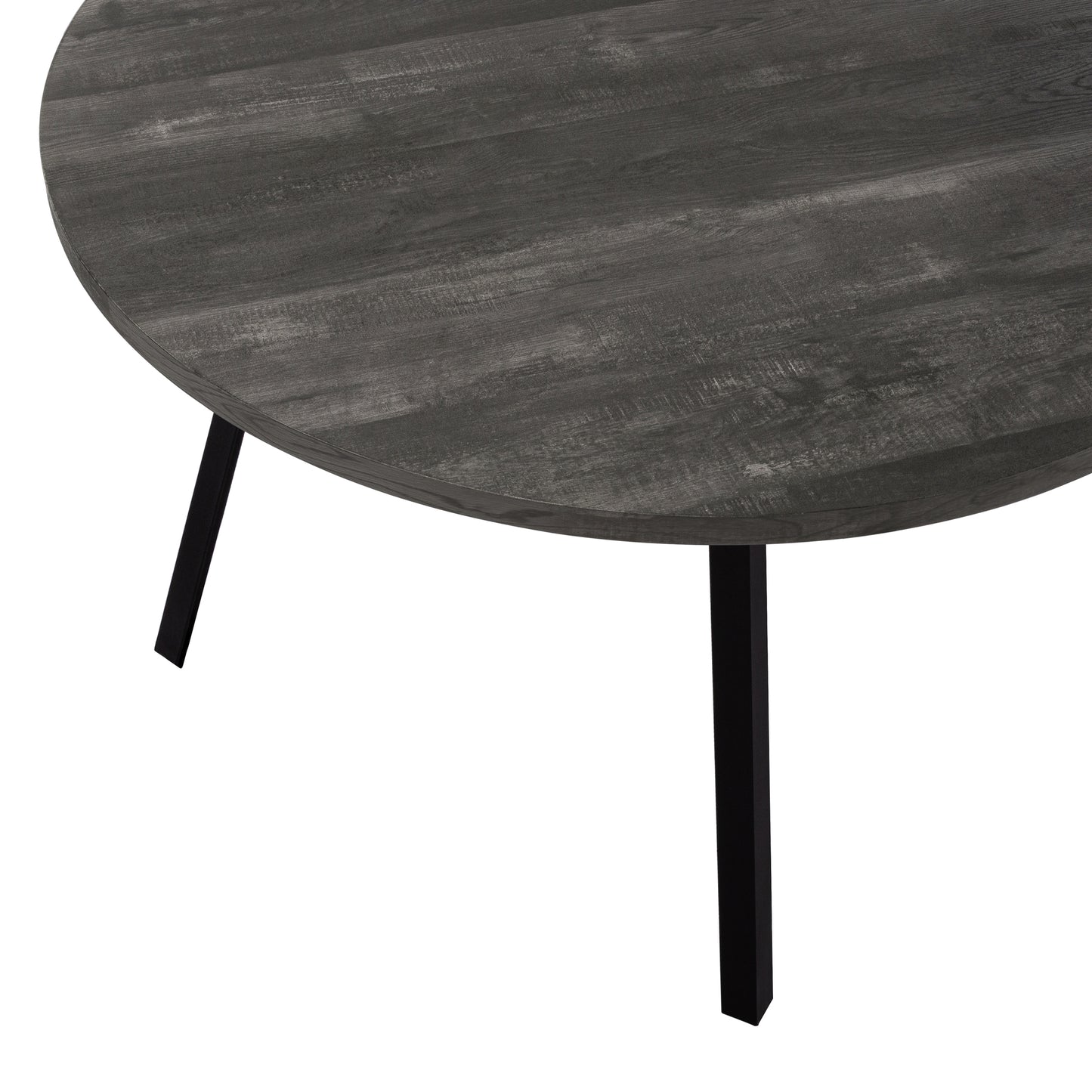 Monarch Specialty Dining Table, 48" Round Black, Contemporary, Modern I 1153