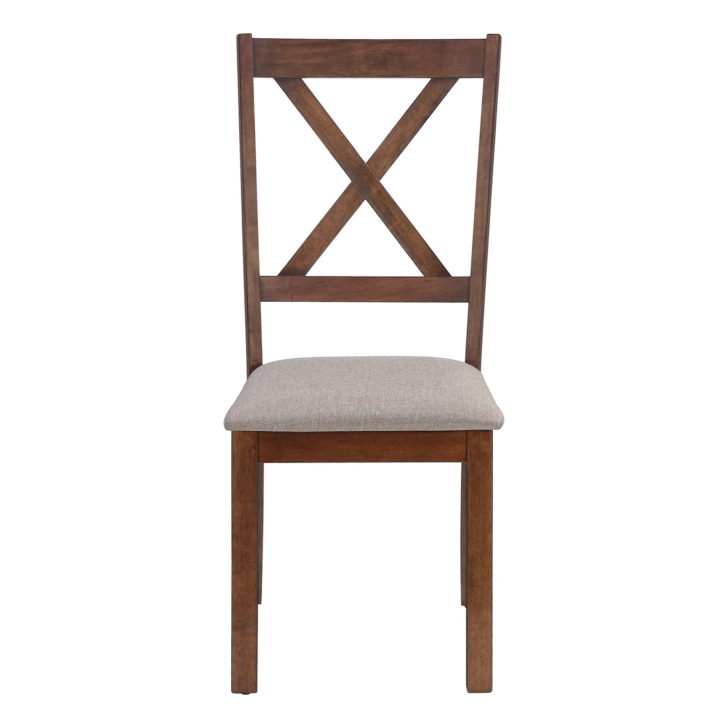 Monarch Specialty Dining Chair, Set Of 2, Brown, Beige, Transitional I 1311