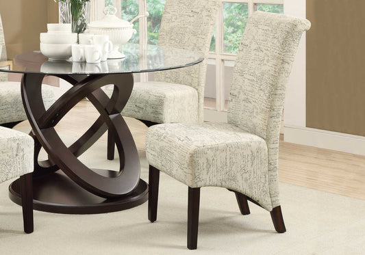 Monarch Specialty Dining Chair, Set Of 2, Beige, Black, Transitional I 1790FR