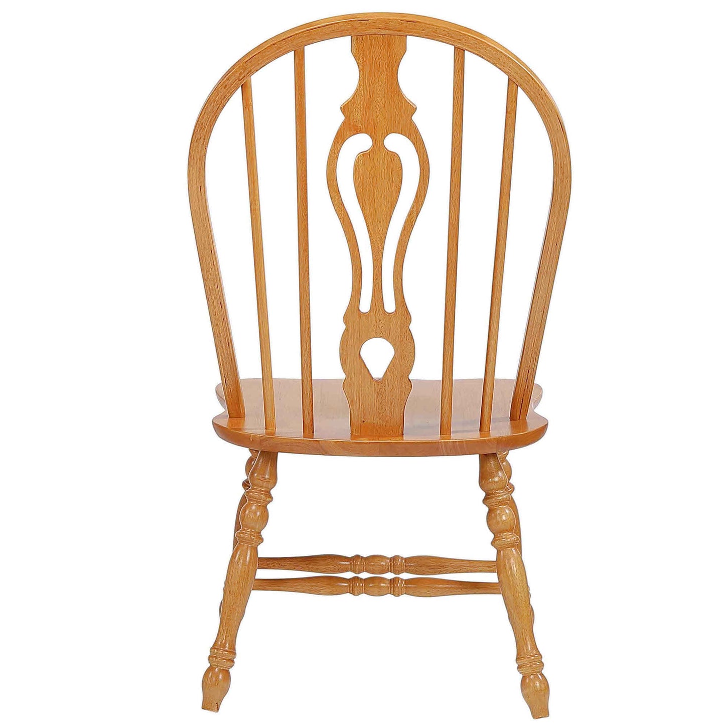 Sunset Trading Oak Selections Keyhole Windsor Dining Side Chairs DLU-124-S-LO-2