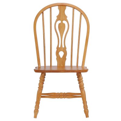 Sunset Trading Oak Selections Keyhole Windsor Dining Side Chairs DLU-124-S-LO-2