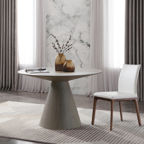 Whiteline Kira Round Dining table