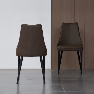 J&M  Milano Leather Dining Chair