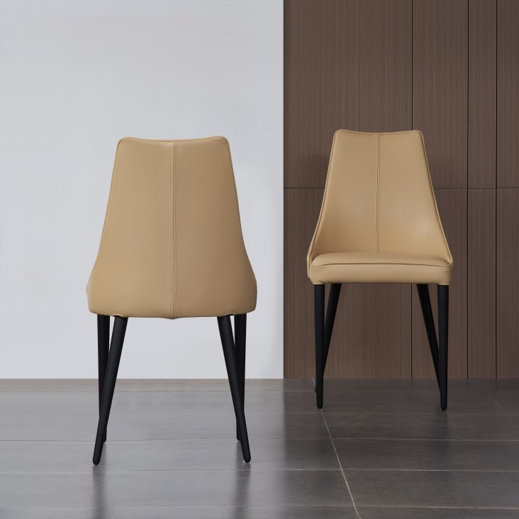 J&M  Milano Leather Dining Chair