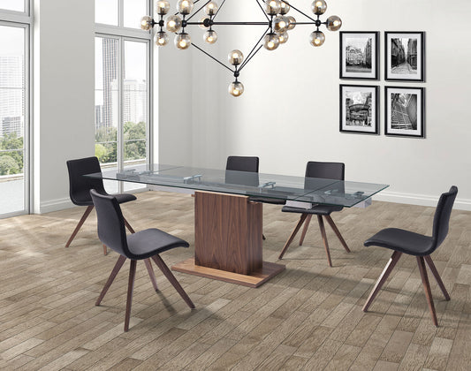 Whiteline Pilastro Extendable Dining Table DT1275-WLT