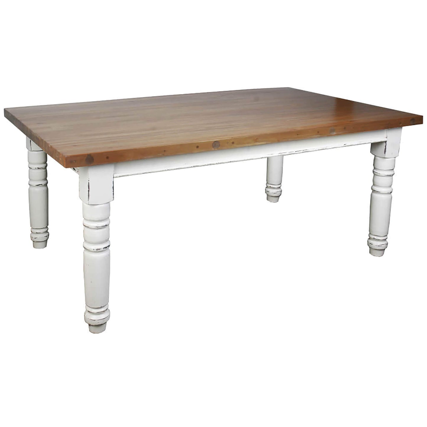 Sunset Trading Cottage Country Farmhouse Rectangular Dining Table CC-TAB1139SO4TLD-WWSV