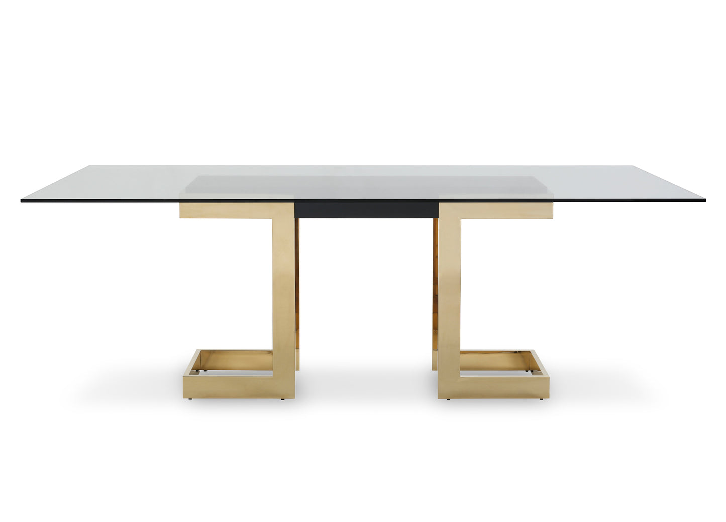 Whiteline Sumo Rectangle Dining Table DT1658-BLK