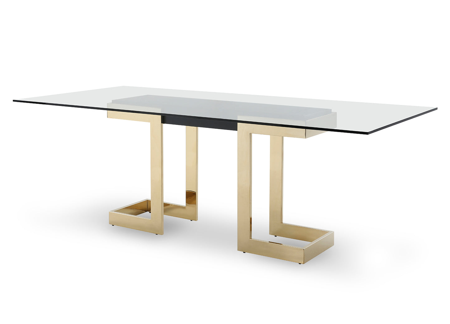 Whiteline Sumo Rectangle Dining Table DT1658-BLK