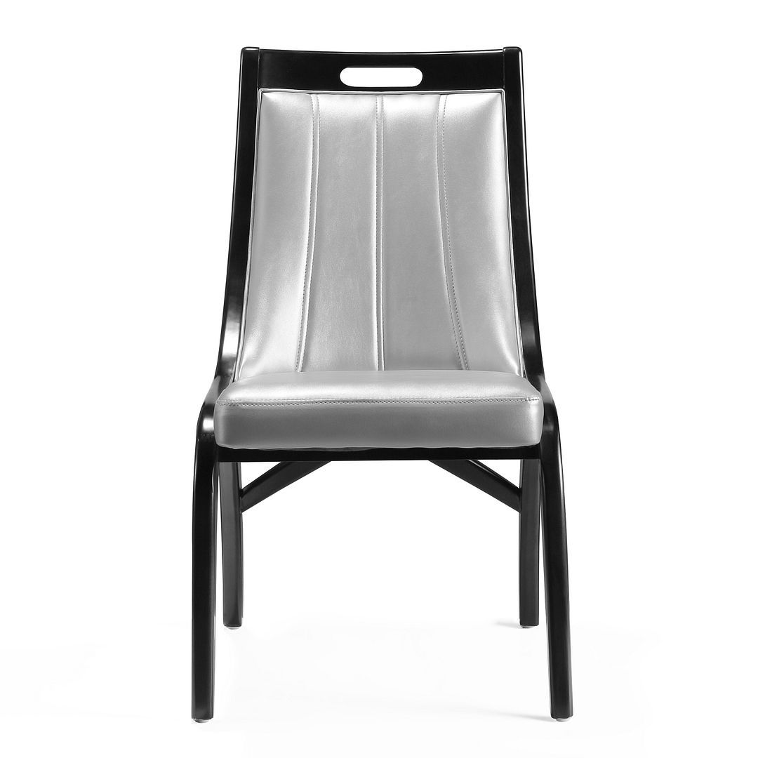 Manhattan Comfort Danube Leatherette Dining Chair - Set of 2