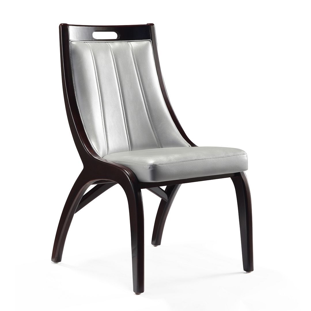 Manhattan Comfort Danube Leatherette Dining Chair - Set of 2