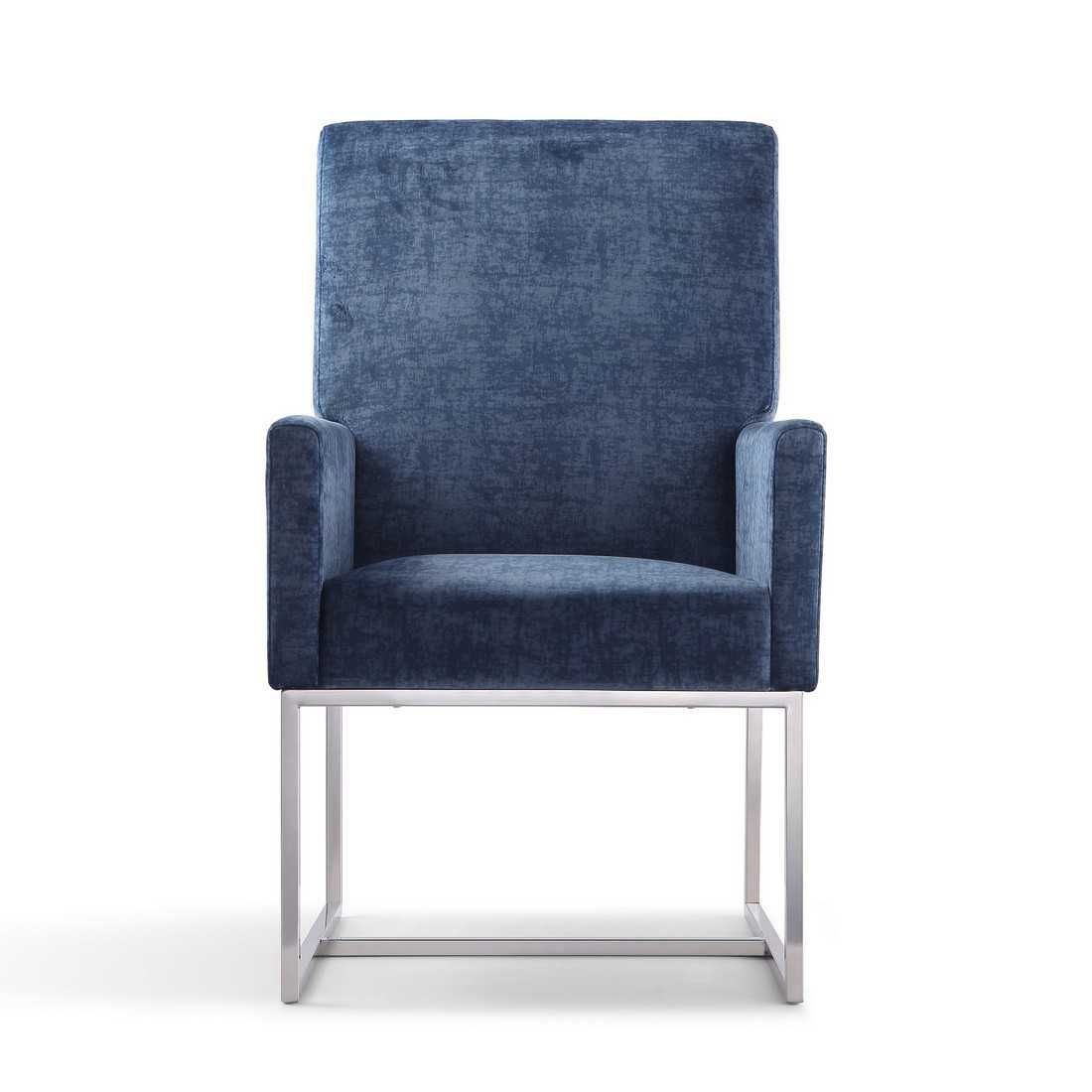 Manhattan Comfort Element Velvet Dining Armchair