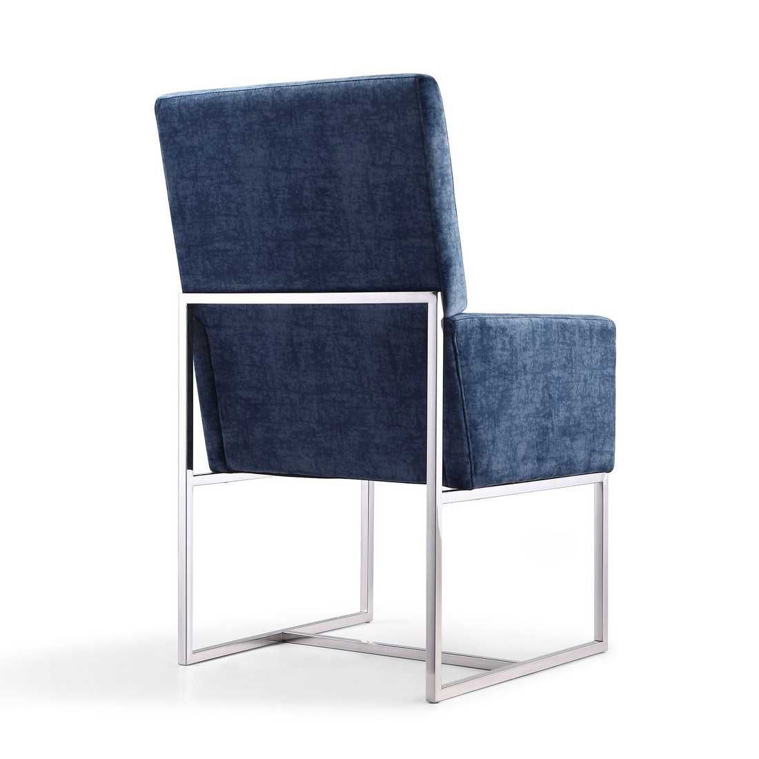 Manhattan Comfort Element Velvet Dining Armchair