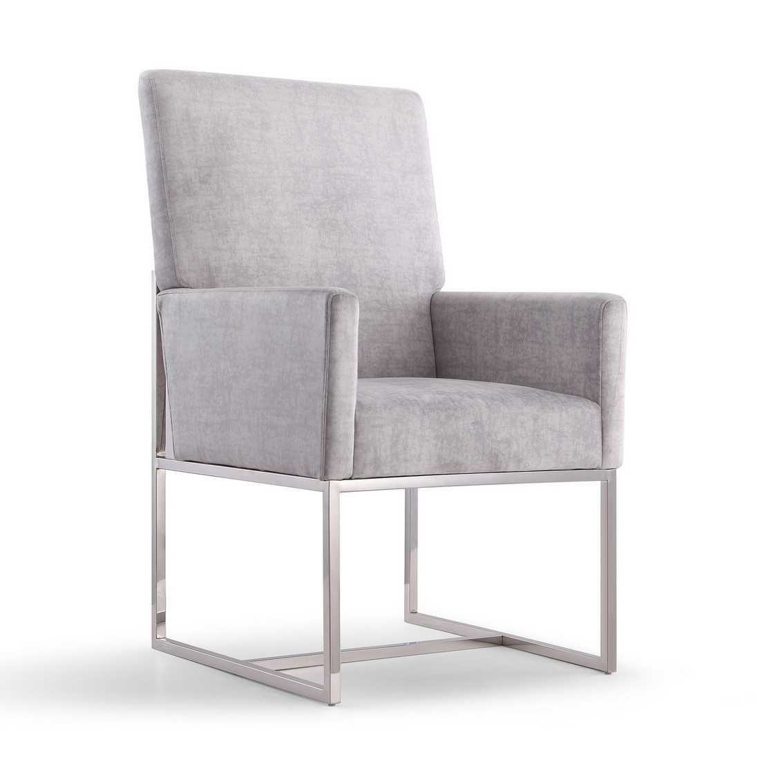 Manhattan Comfort Element Velvet Dining Armchair