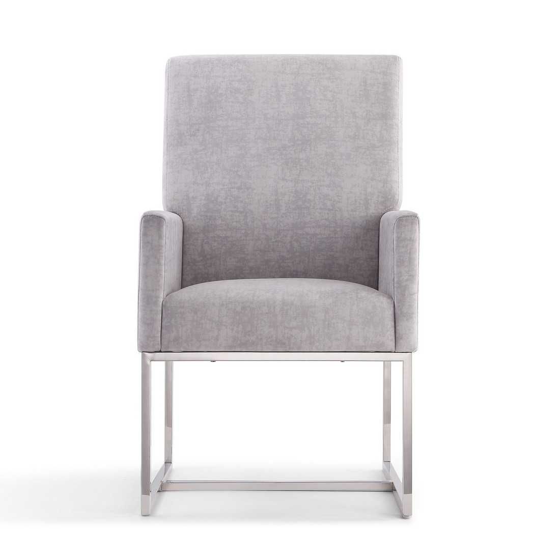 Manhattan Comfort Element Velvet Dining Armchair