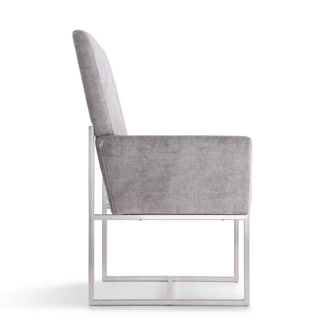 Manhattan Comfort Element Velvet Dining Armchair