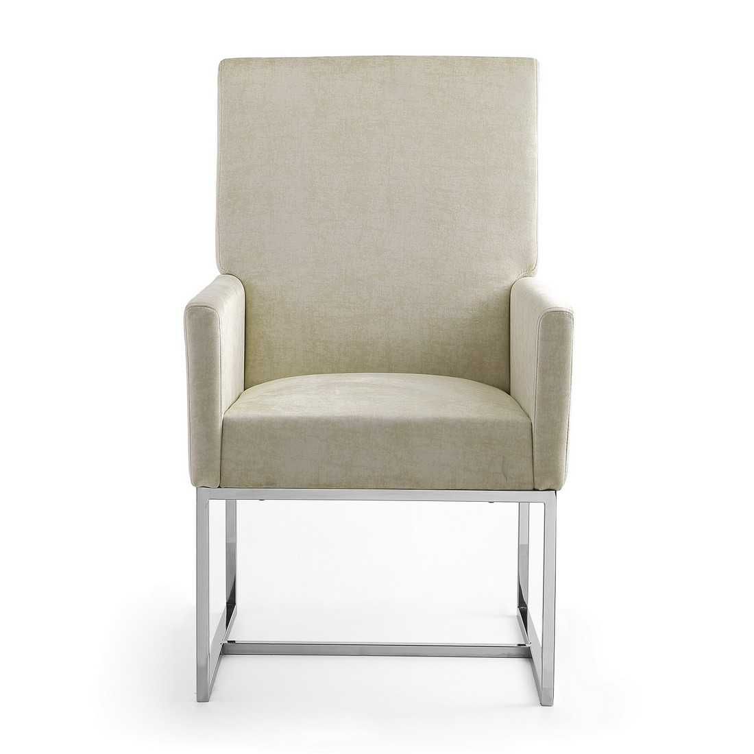 Manhattan Comfort Element Velvet Dining Armchair