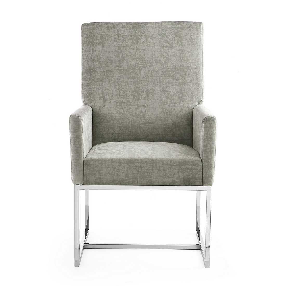 Manhattan Comfort Element Velvet Dining Armchair