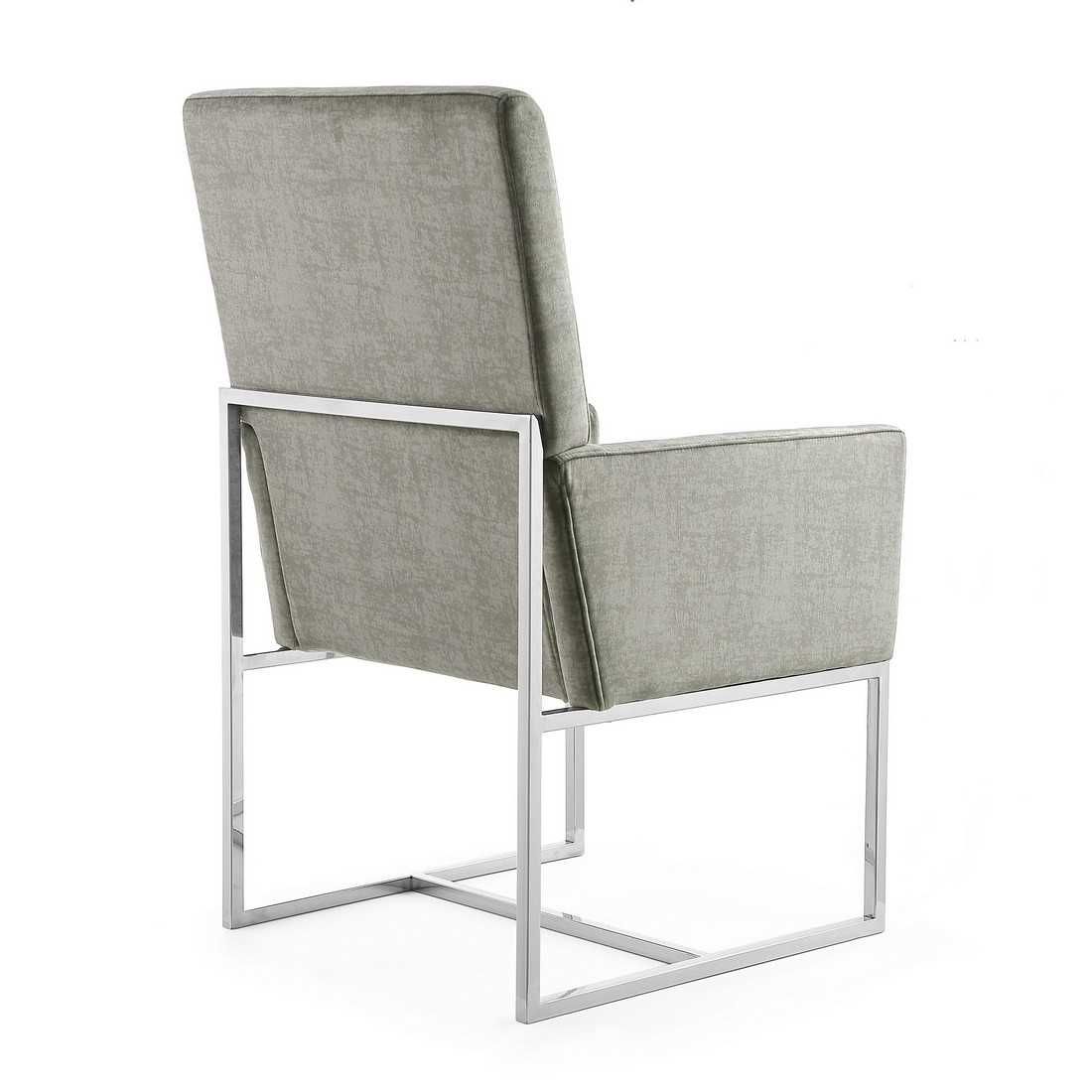 Manhattan Comfort Element Velvet Dining Armchair