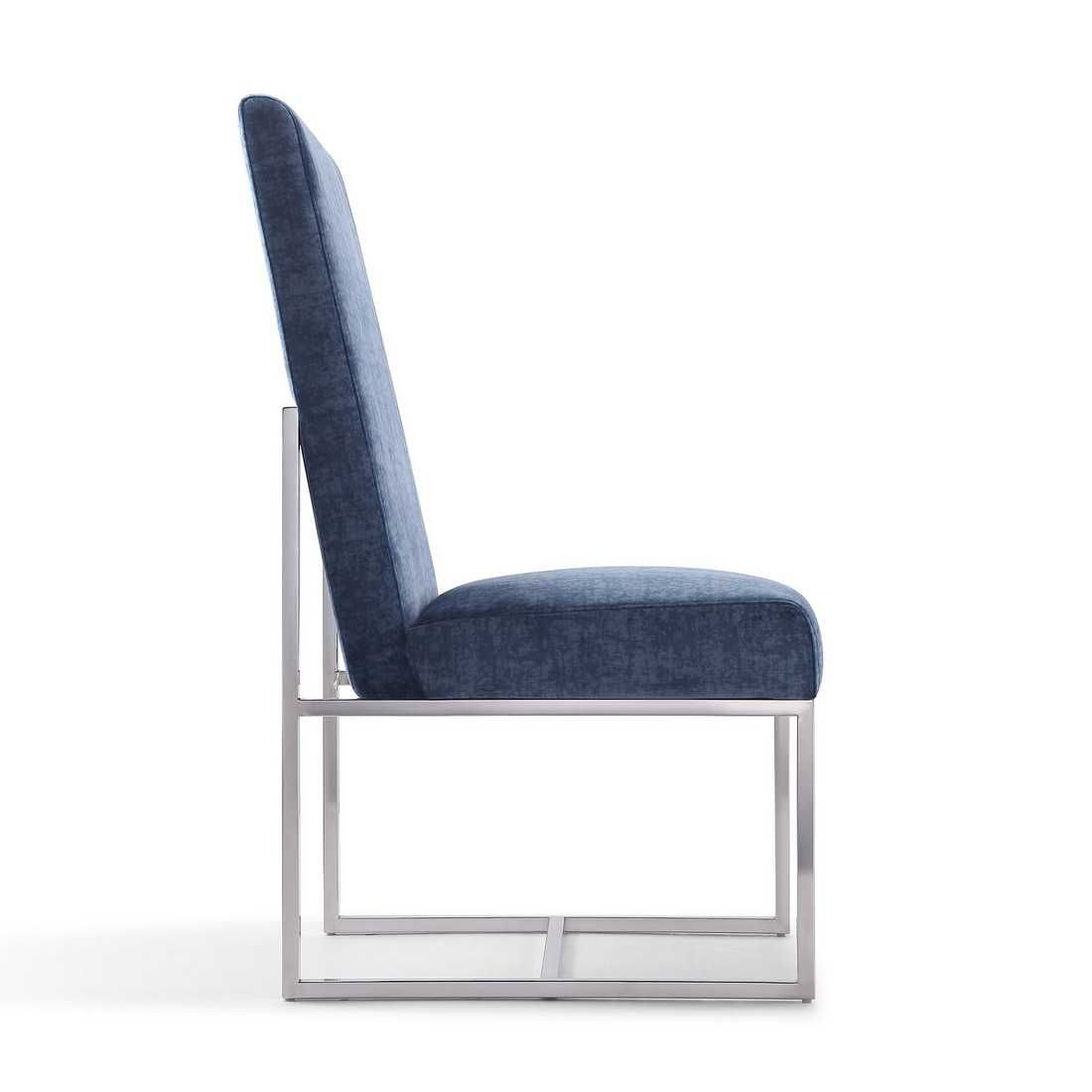 Manhattan Comfort Element Velvet Dining Chair