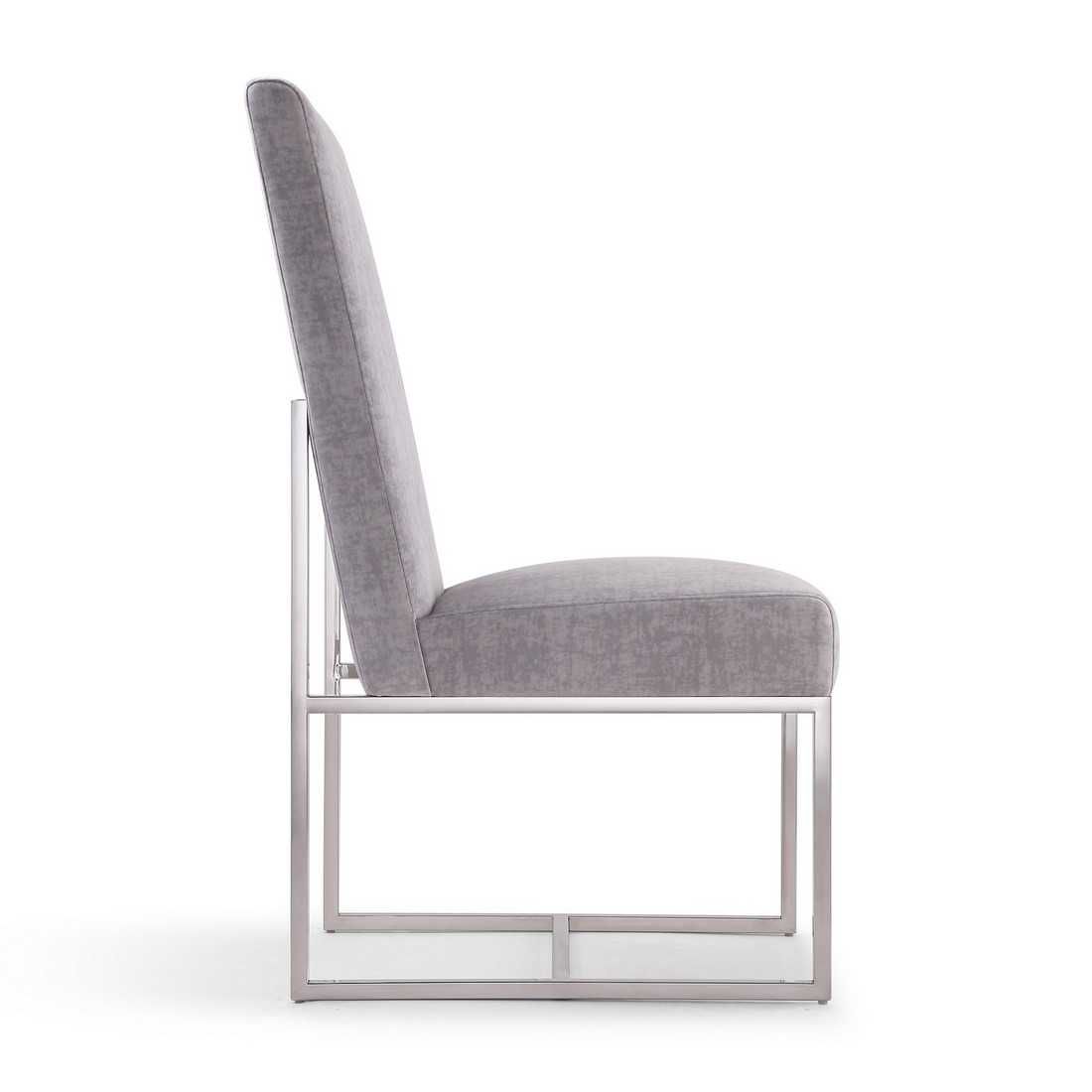 Manhattan Comfort Element Velvet Dining Chair