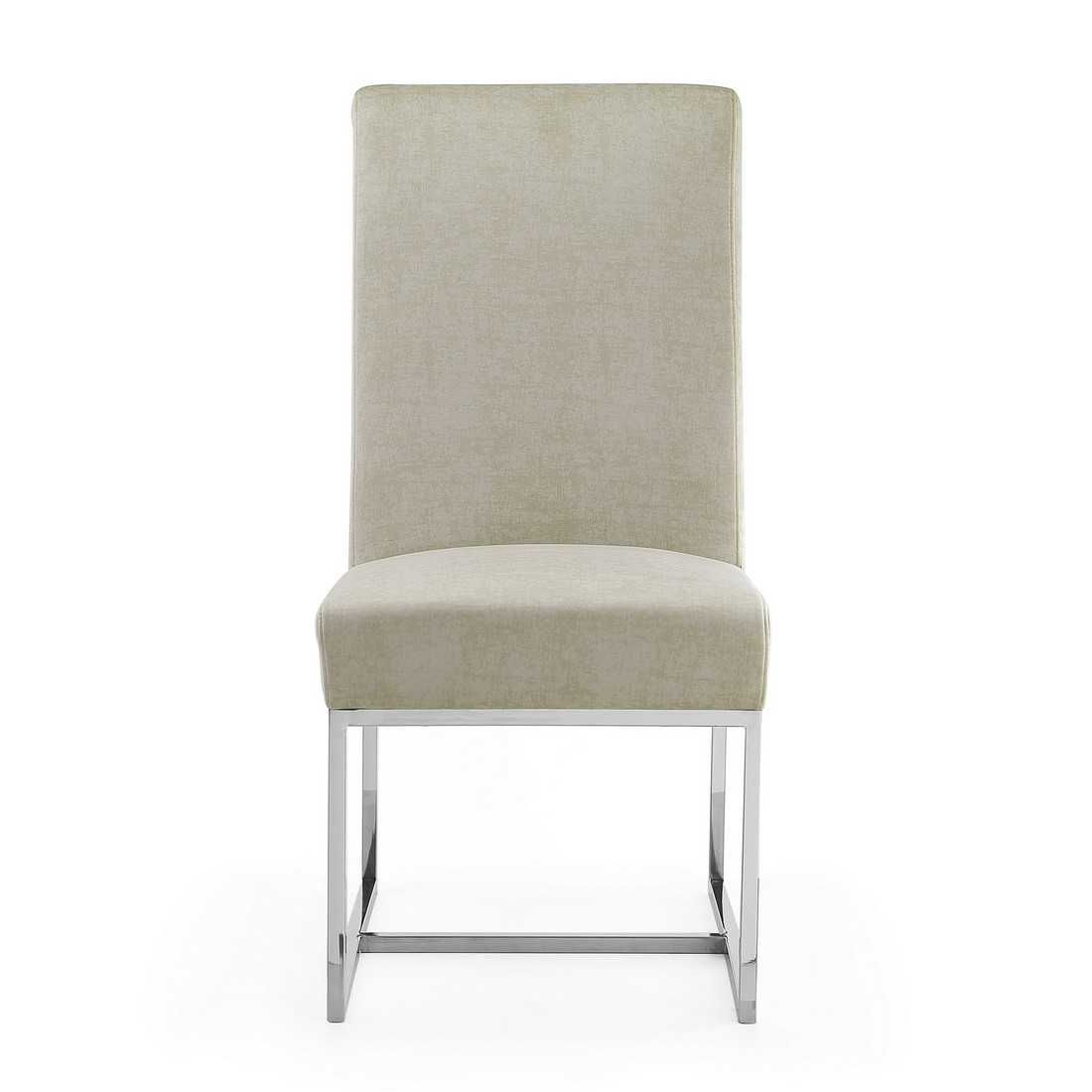 Manhattan Comfort Element Velvet Dining Chair