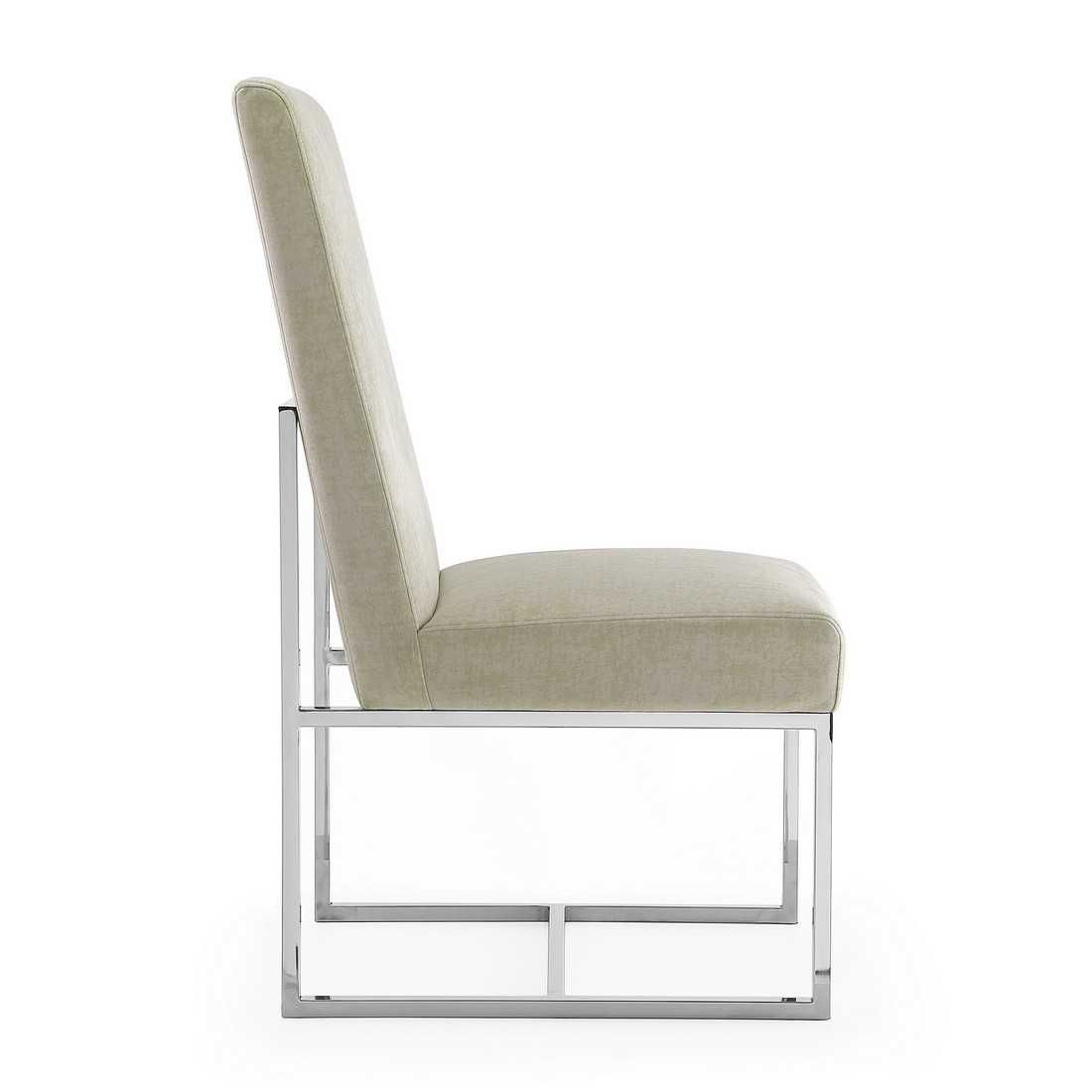 Manhattan Comfort Element Velvet Dining Chair