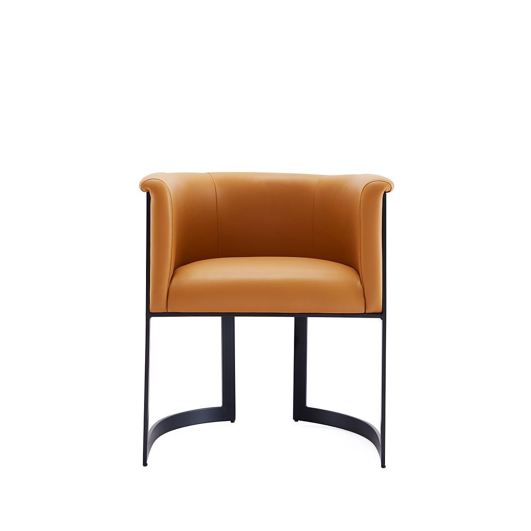 Manhattan Comfort Corso Leatherette Dining Chair with Metal Frame