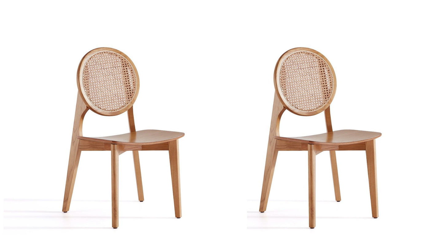 Manhattan Comfort Versailles Round Dining Chair - Set of 2