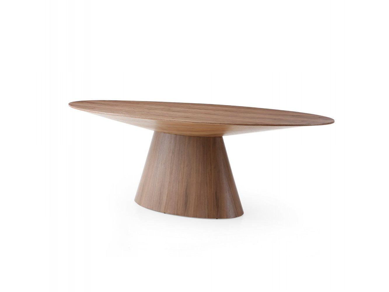 Whiteline Bruno Oval Dining Table