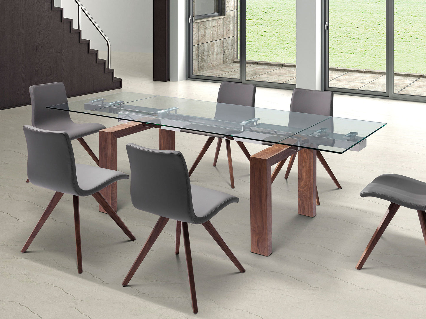 Whiteline Davy Extendable Dining Table DT1256-WLT